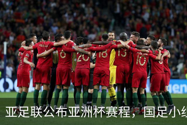 亚足联公布亚洲杯赛程，国足小组赛均在黄金时间段